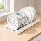 Expandable Pot & Pan Organizer for Kitchen Cabinets